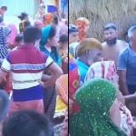 মরদেহ উদ্ধারের খবরে ঘটনাস্থলে এলাকাবাসীর ভিড়। ছবি: ভিডিও থেকে নেওয়া